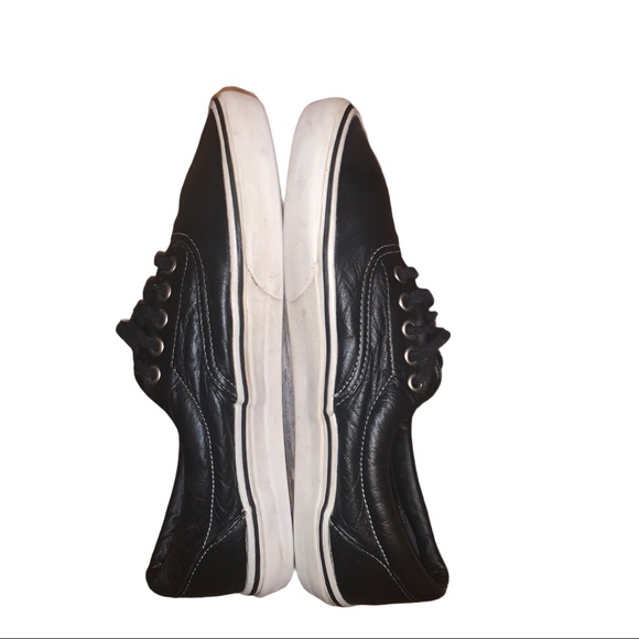 VANS Full Leather Vans Classic Black Sneakers - Picture 8 of 8